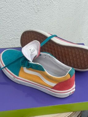Vans Old Skool Multi-Color Suede & Canvas Sneakers